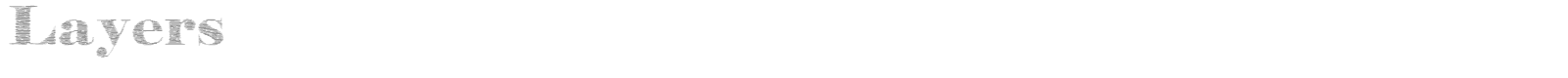 Layers font preview